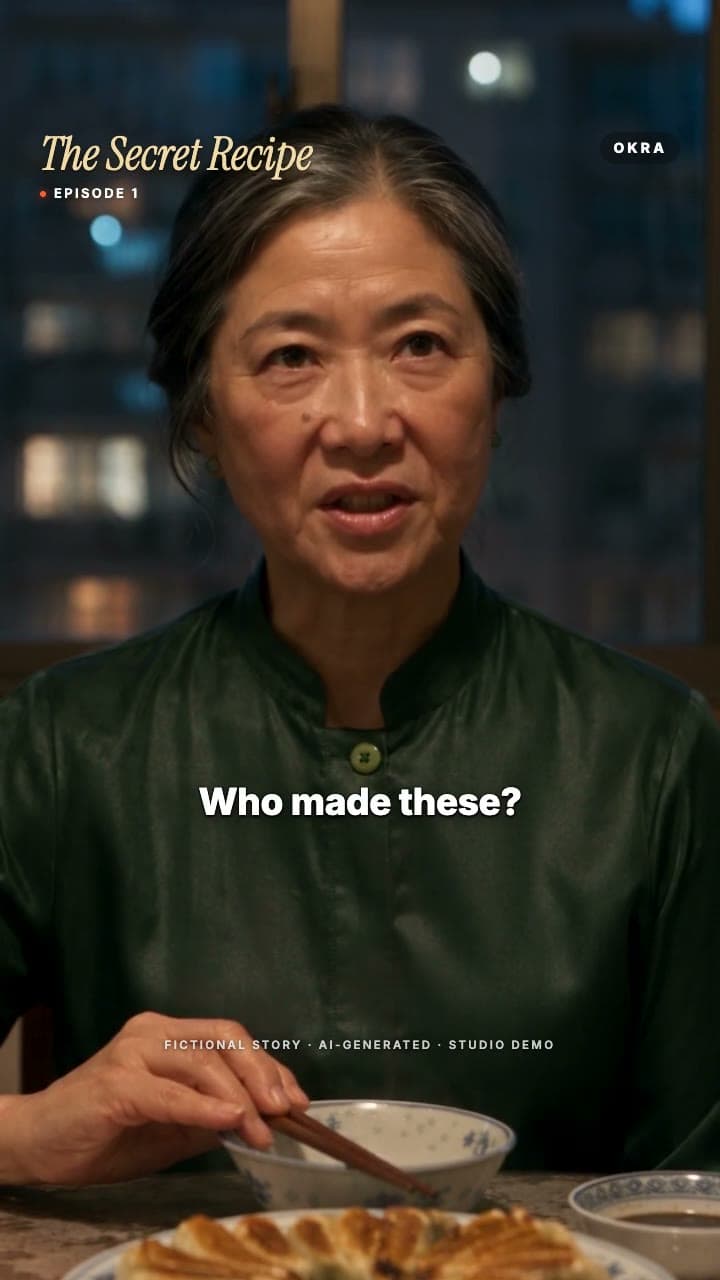 Episode The Secret Recipe: Mei-Lin accuses her son's wife Grace of stealing her dumpling recipe; Grace puts a jar of OKRA chili crisp on the table and Peter admits his wife has bought it for years