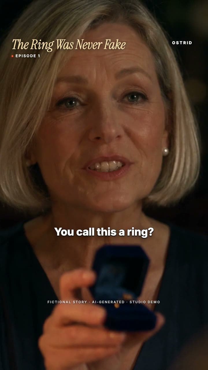 Episode The Ring Was Never Fake: at an engagement dinner Eleanor calls Nora's OSTRID ring fake, reads the inside of the band and finds her own name