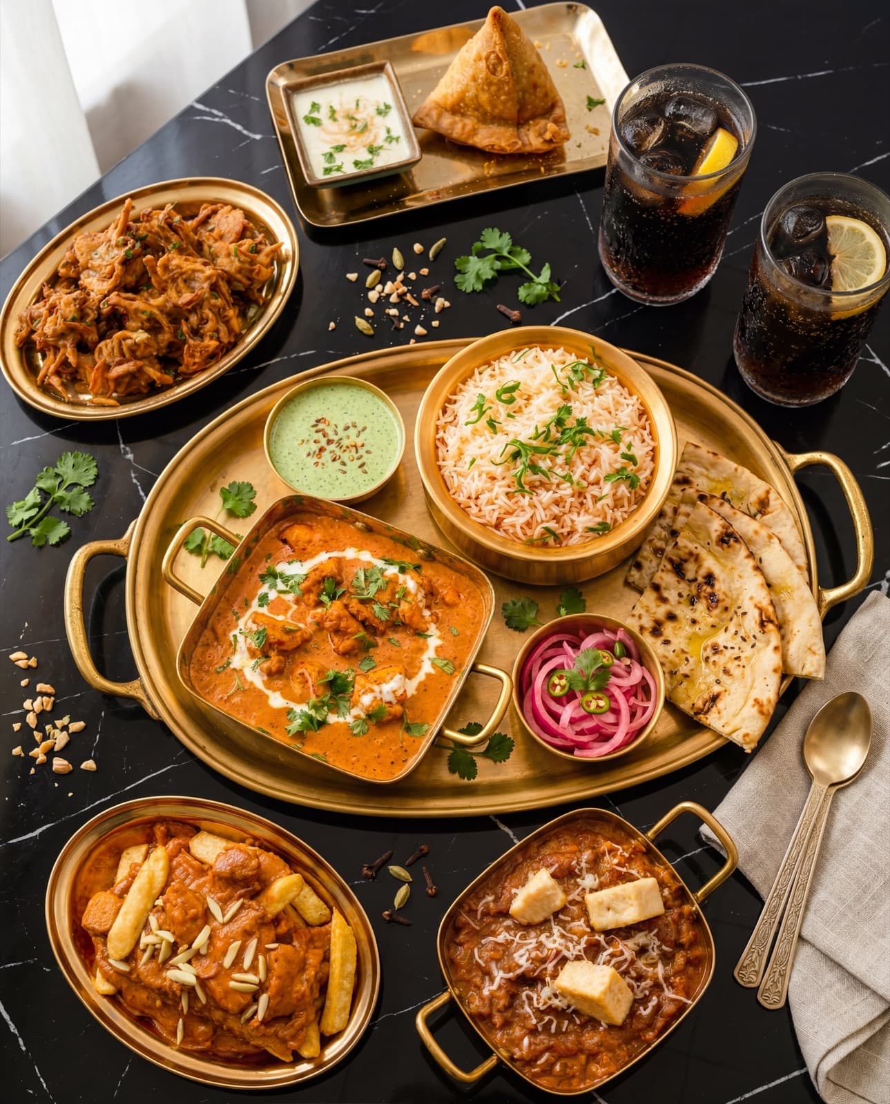 AI-generated Indian food brand creative by AI Vidia
