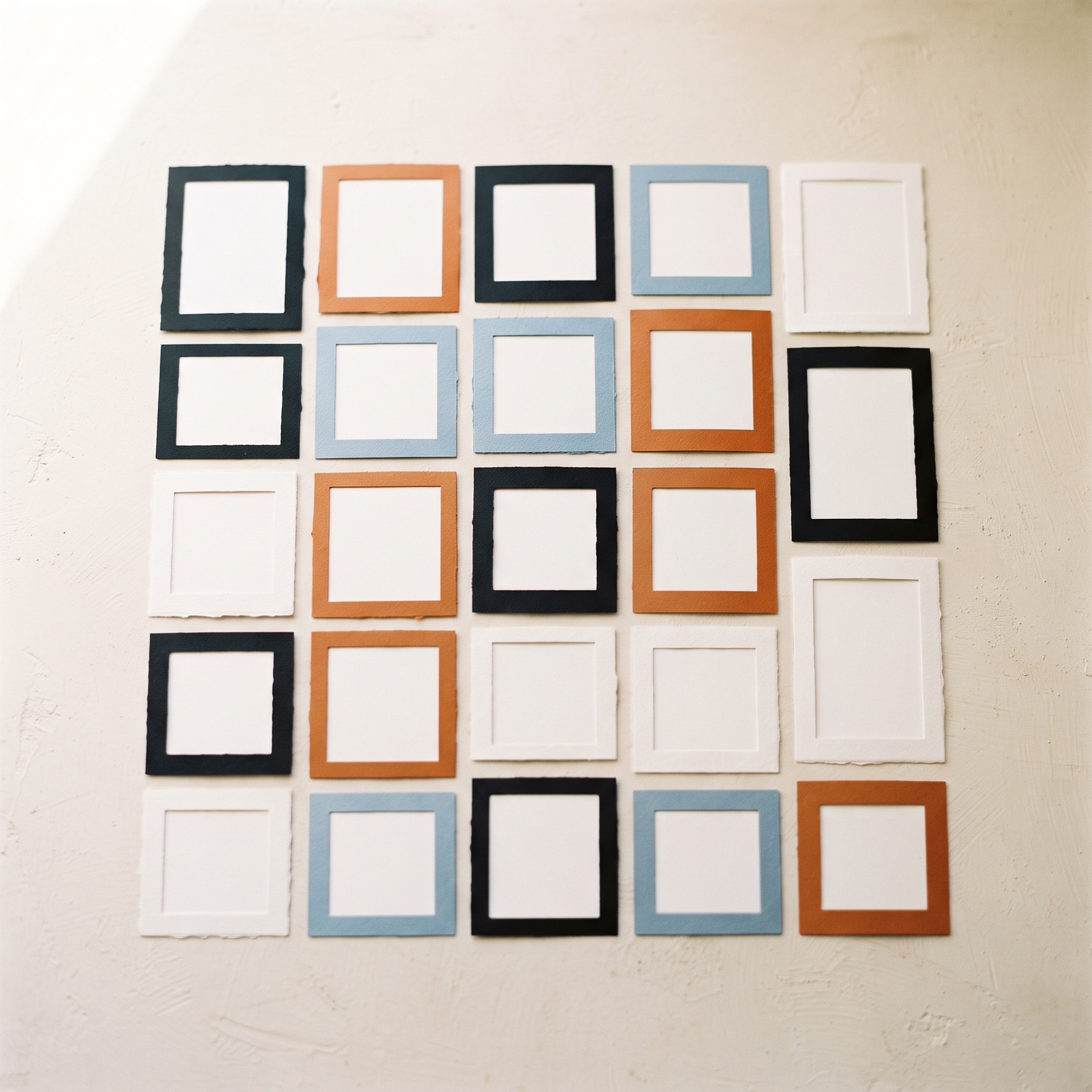 A modular grid of Reddit ad frames in mixed 4:5 and 1:1 ratios showing the same brand system rendered as native posts for different communities
