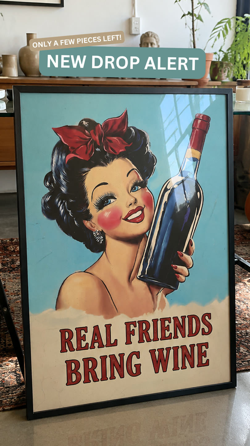 Real Friends Bring Wine, Andy Okay ad creative produced by AI Vidia