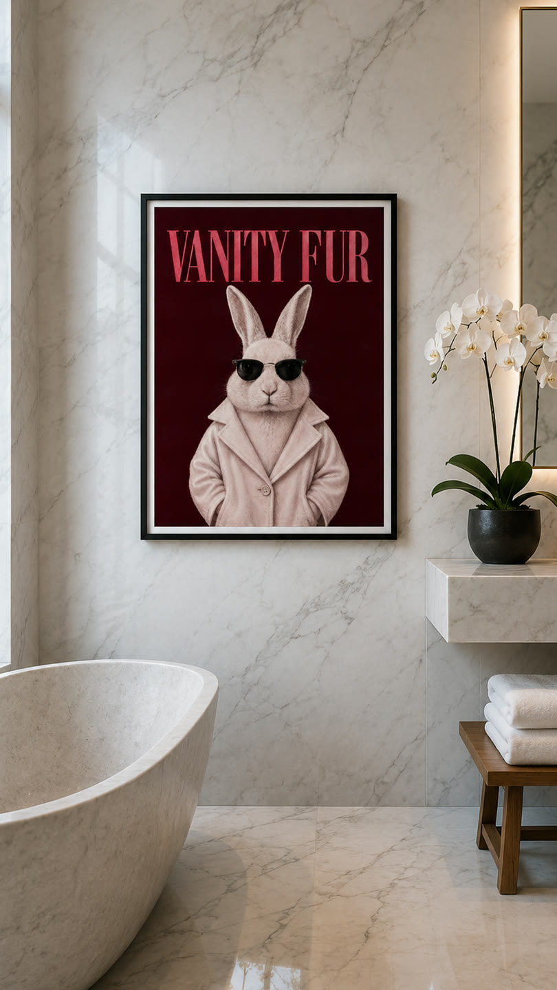 Vanity Fur, Andy Okay ad creative produced by AI Vidia