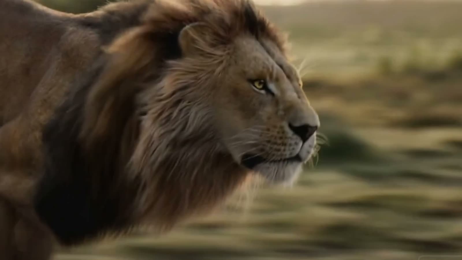 AI-generated lion brand ad creative